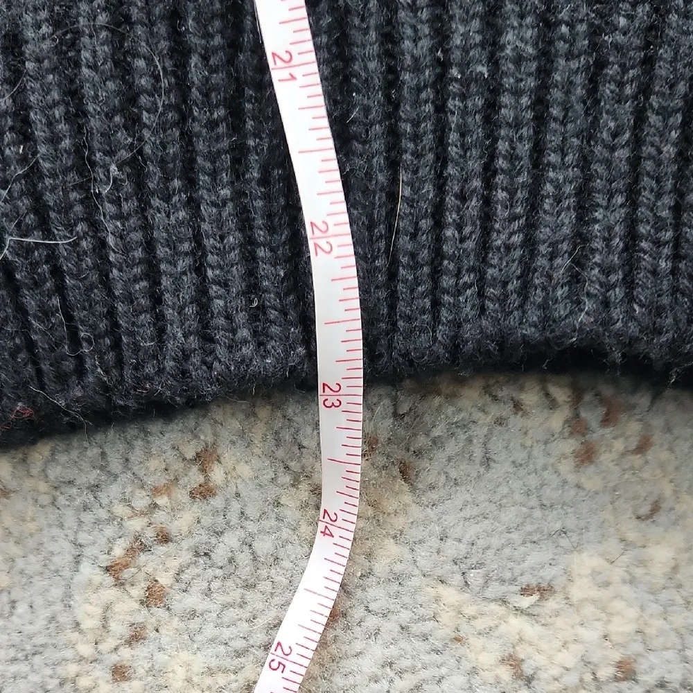 Vintage Northern Isles Knit Print Sweater Black Large - Image 4