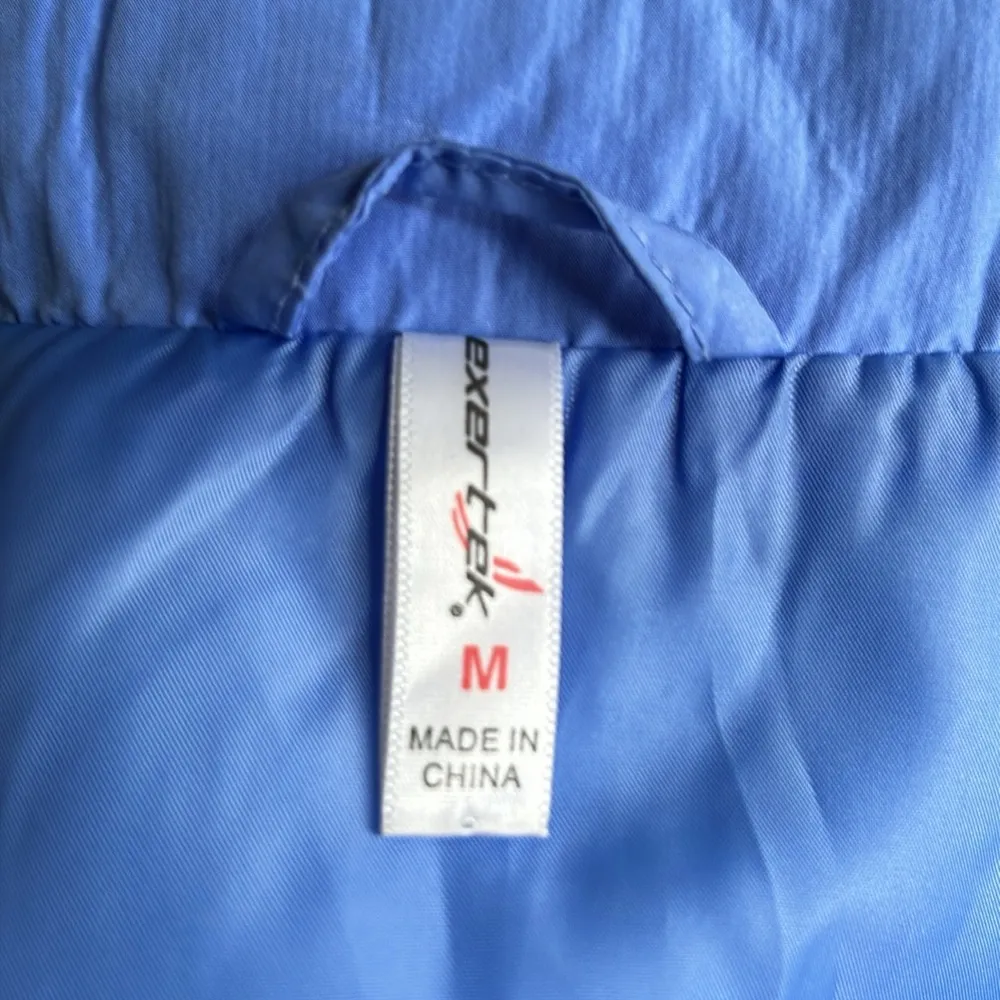 Exertek Blue Quilted Vest sz M - Image 7