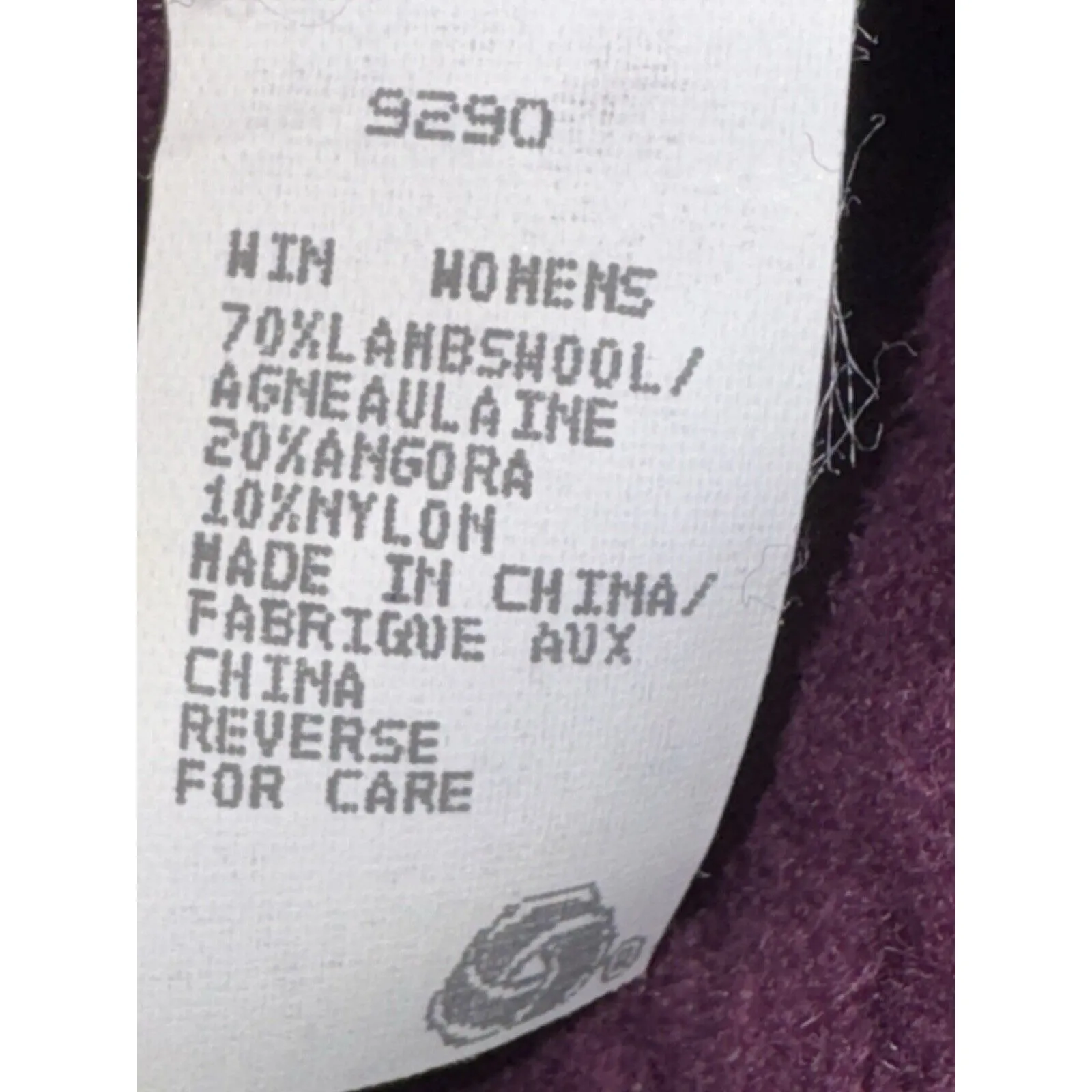 Woolrich Sweater Women Small‎ Chunky Cable Knit Lambs Wool Angora Vintage - Image 11