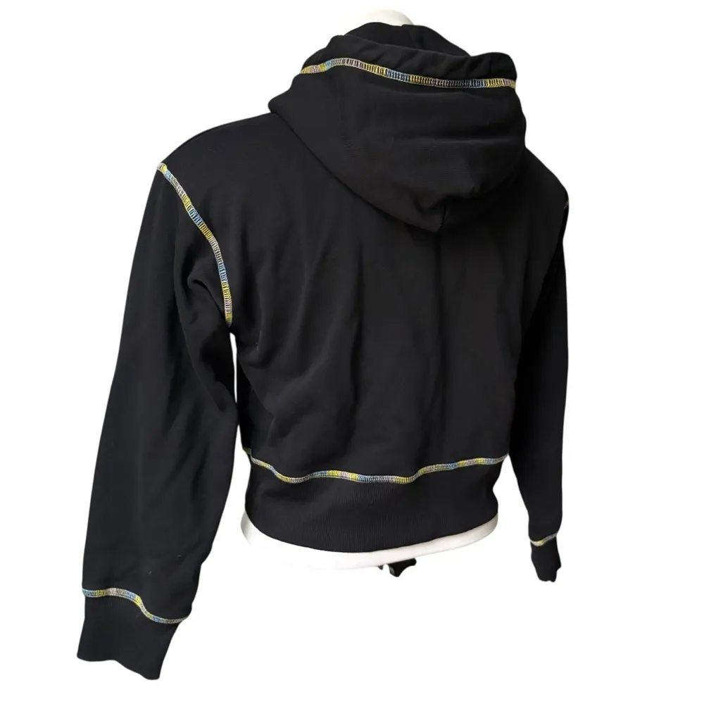 Adam Selman Sport Shrunken Zip Hoodie Black
Active Wear, Sz M - Image 5