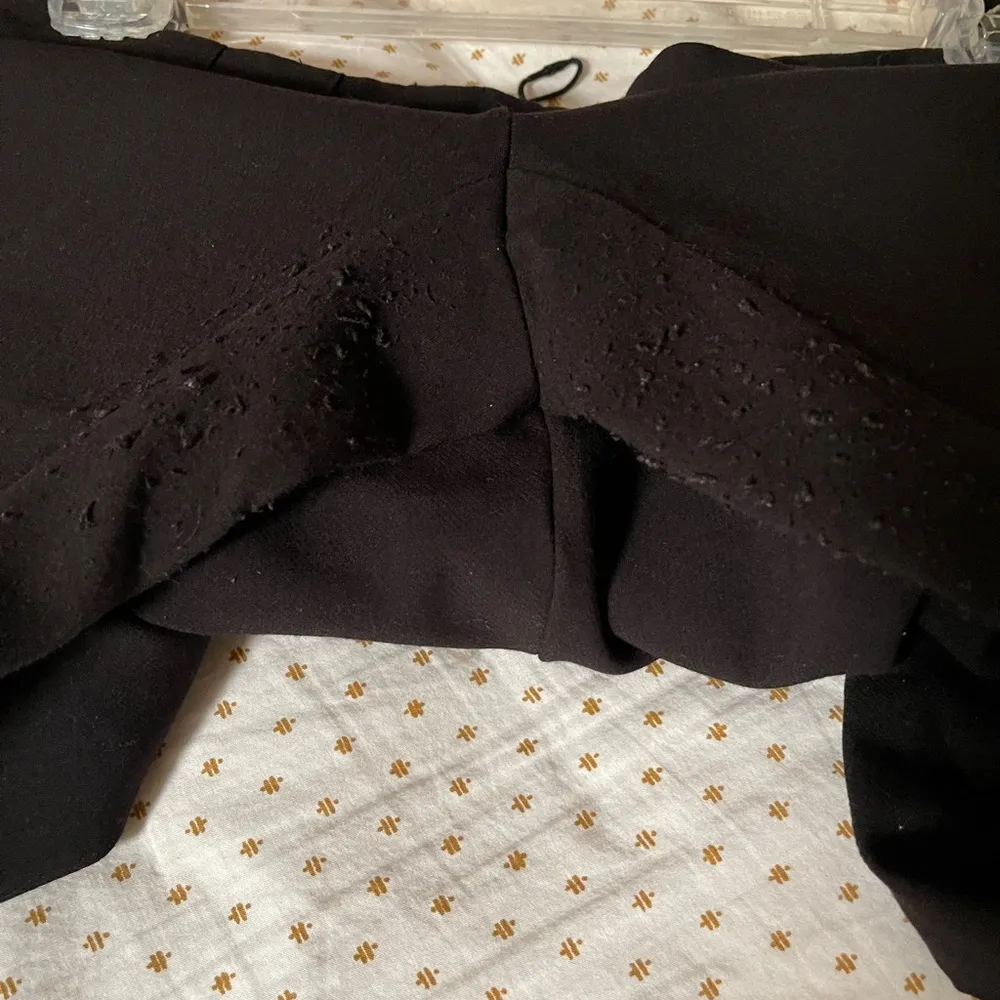 ZARA high waisted pleated pants size large used - Image 5