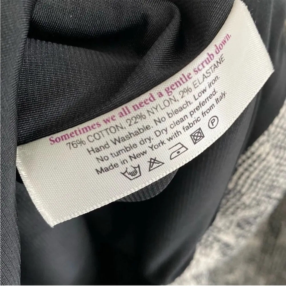 MM Lafleur Aditi Dress in Black and White Jacquard Crackle Print New Size 10 - Image 13