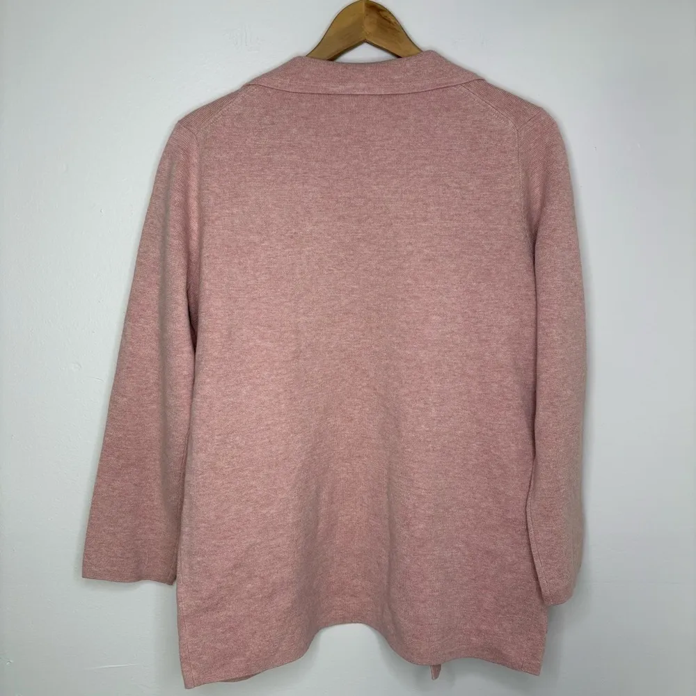 NWOT J. Crew Eloise sweater blazer blossom pink size XS oversized - Image 5