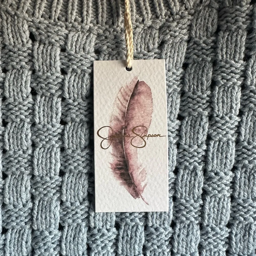 Jessica Simpson semi cropped knit sweater - Image 3