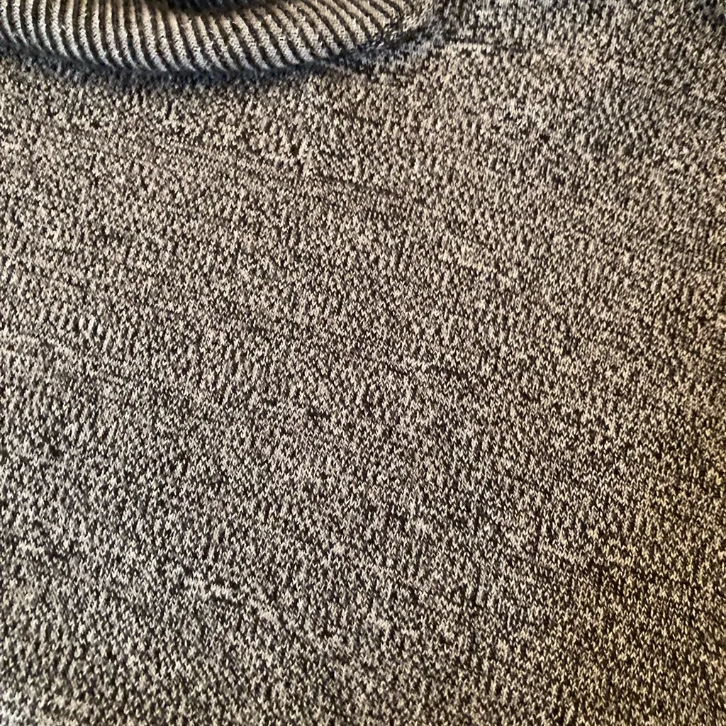 AllSaints Wool Blend Sweater Women’s XS Black Gray Cold Shoulder - Image 7