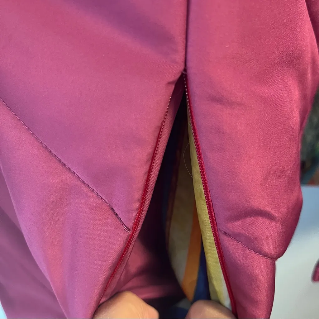 UBU Jacket Snap Front Puffer in Raspberry Pink Sz S NWT Ski Winter Jacket - Image 6