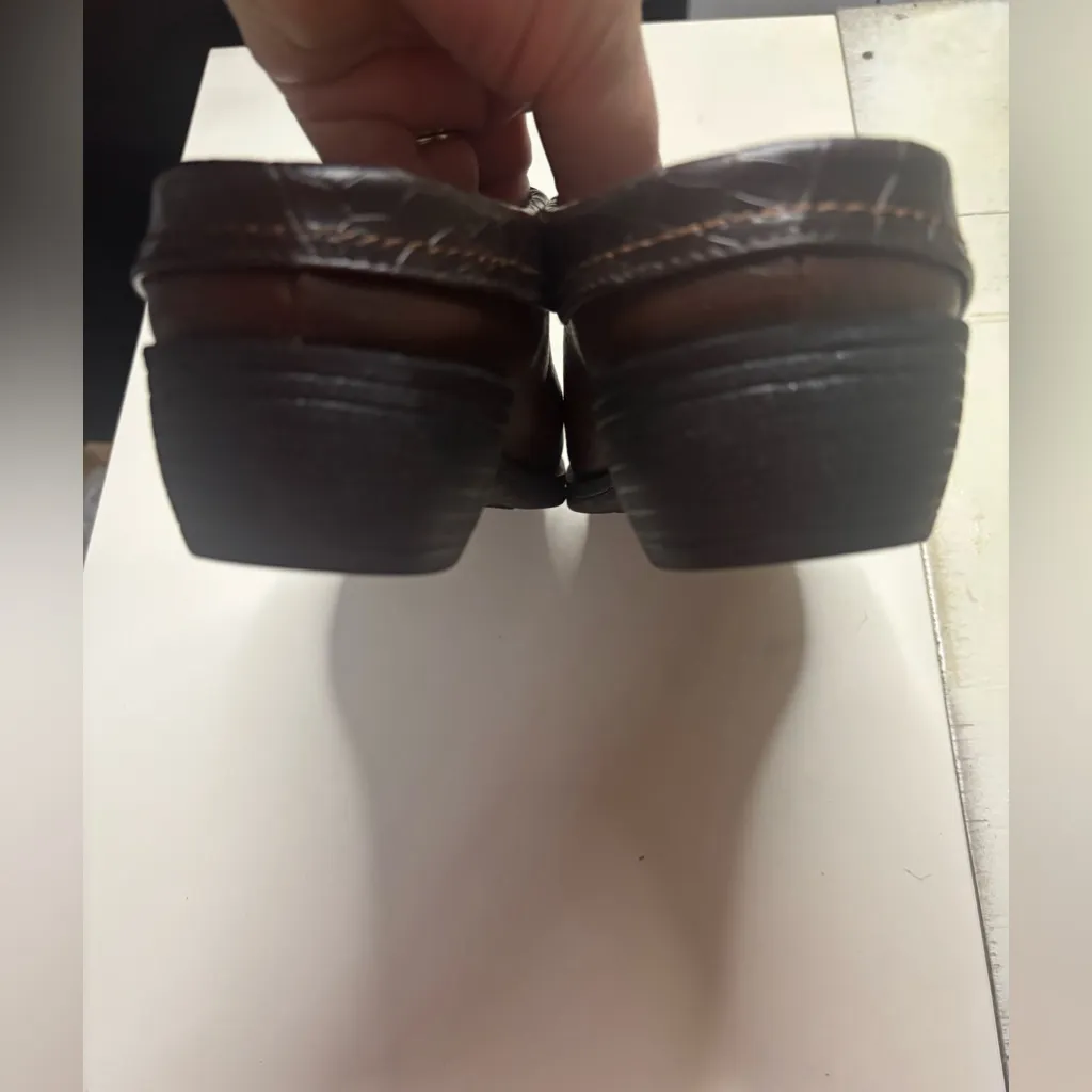 Easy Street Womens Brown Becca Lightweight Comfort Slip on Mules Size 10 Shoes - Image 3