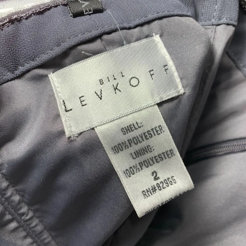 Bill Levkoff Womens Maxi Dress Gown Strapless Sweetheart Formal Gray Size 2 - Image 11