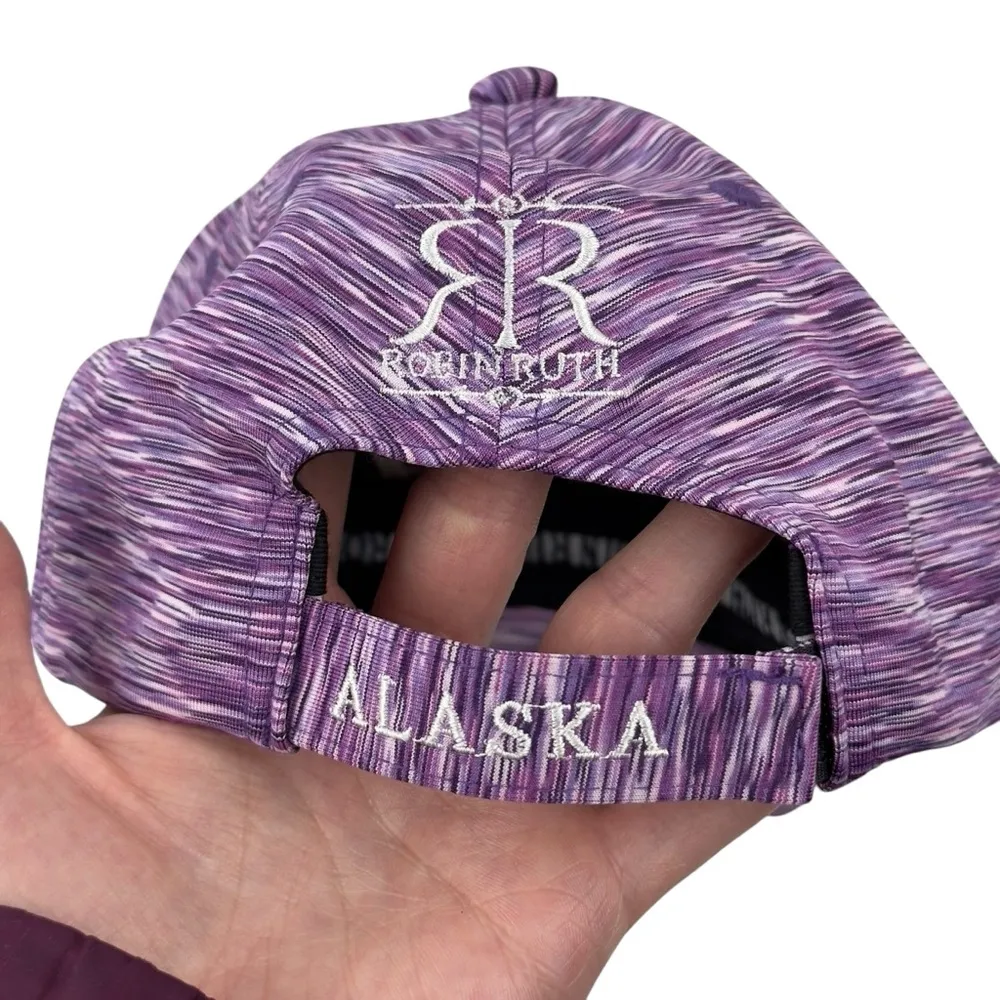 Robin Ruth Alaska Hat Purple Adjustable Baseball Cap Patch Embroidered Adults RR - Image 10