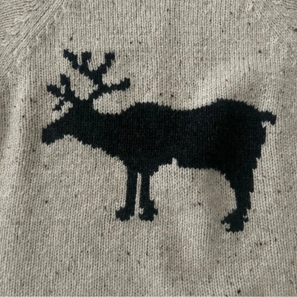 Vintage Eddie Bauer Reindeer sweater size M - Image 3