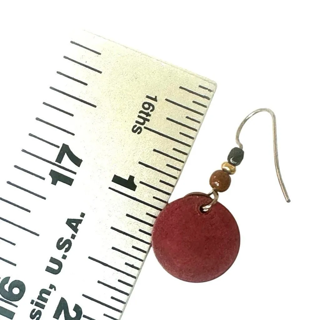 Earth Dreams by Gardella Layered Disc Earrings - Image 8