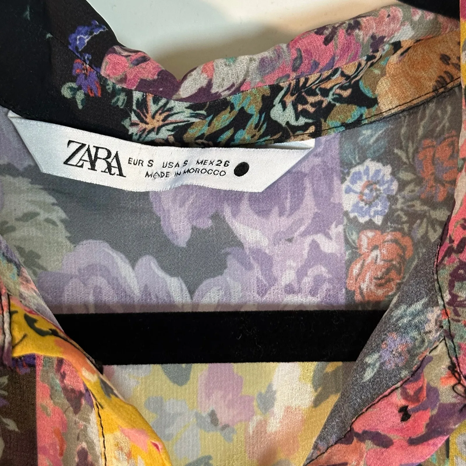 Zara The Amelie floral patchwork mini dress - Image 6