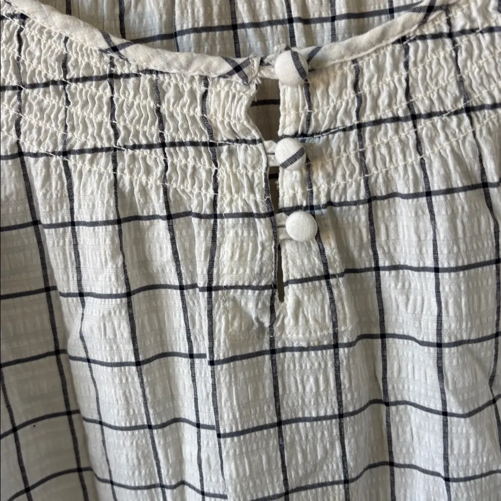 Christopher & Banks Grid Blouse petite xl - Image 3