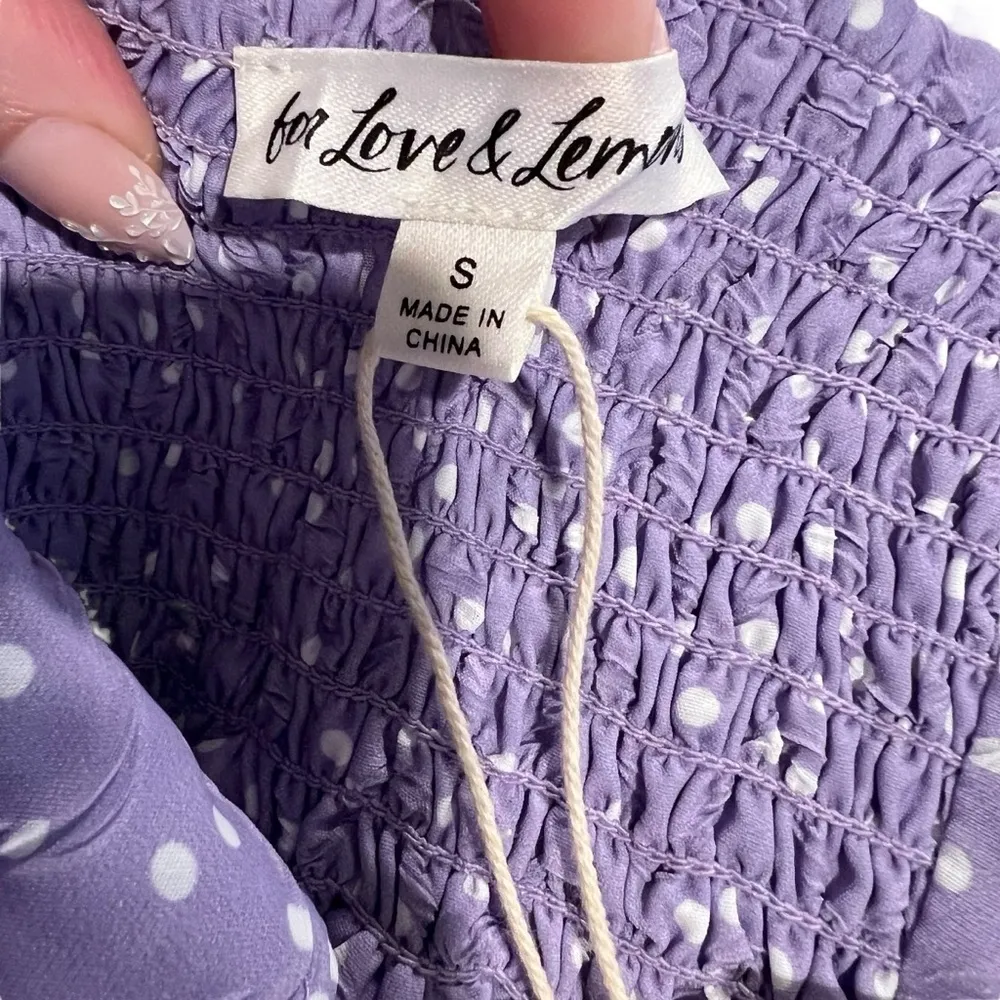 NWT For Love and Lemons Chelsea Crop Top Size Small - Image 9