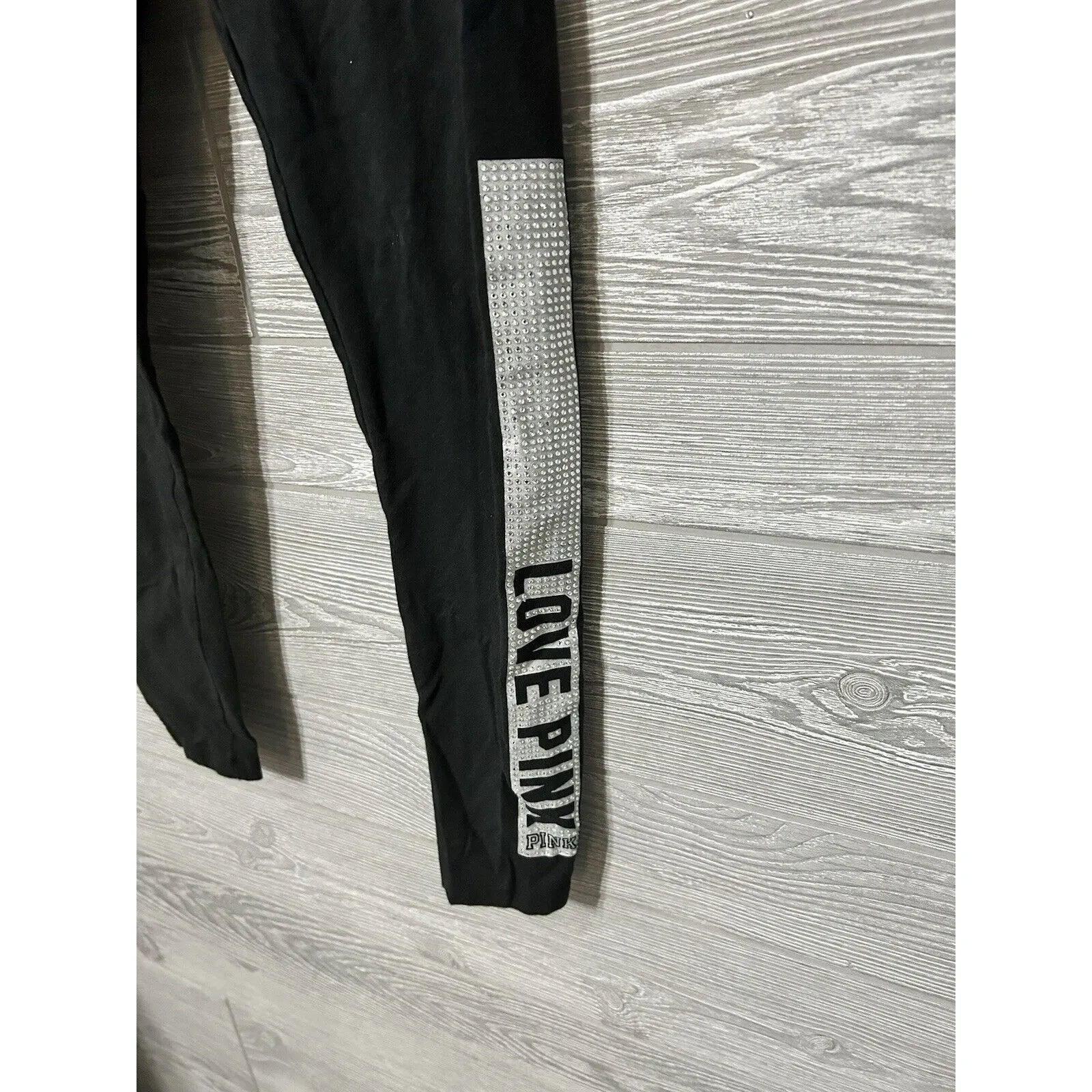 VS‎ pink Bling yoga Leggings pants victoria secret small Cropped 27" - Image 2