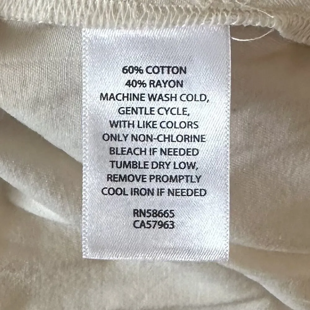 NWT Abound by Nordstrom Ivory Dove Elastic Waist Pull-On Cargo Pants - 3X - Image 6