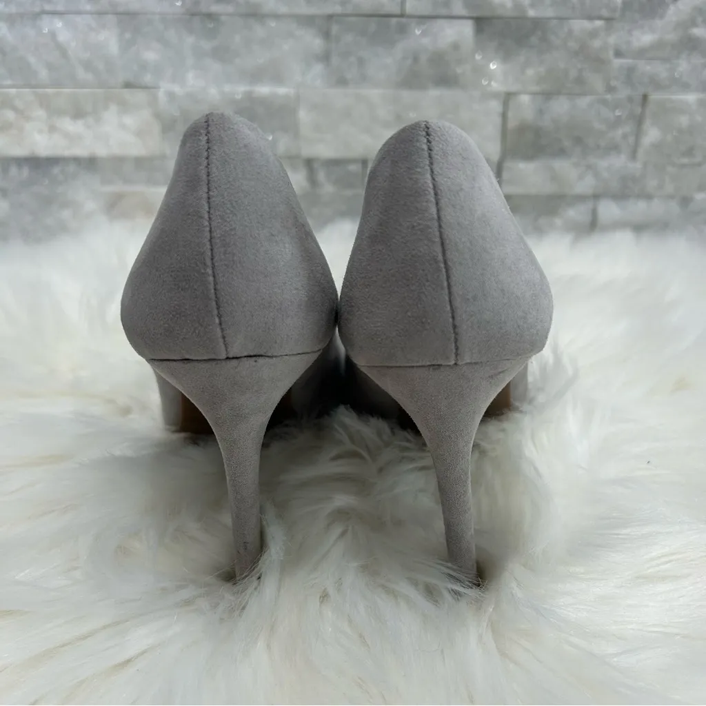 ABOUND Elegant Gray Women's Pumps Close Toed Heels Business Casual - Image 3