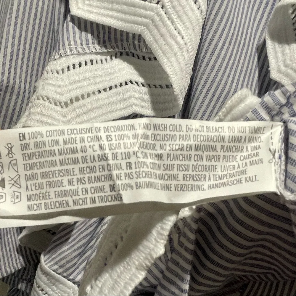 English Factory Stripe Ruffle Top - Image 8