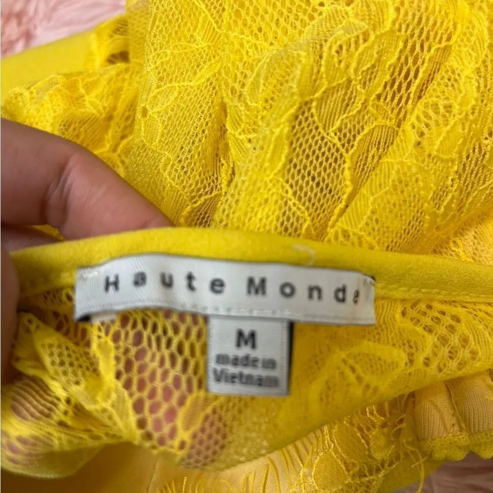 Yellow bodysuit Size M - Image 4