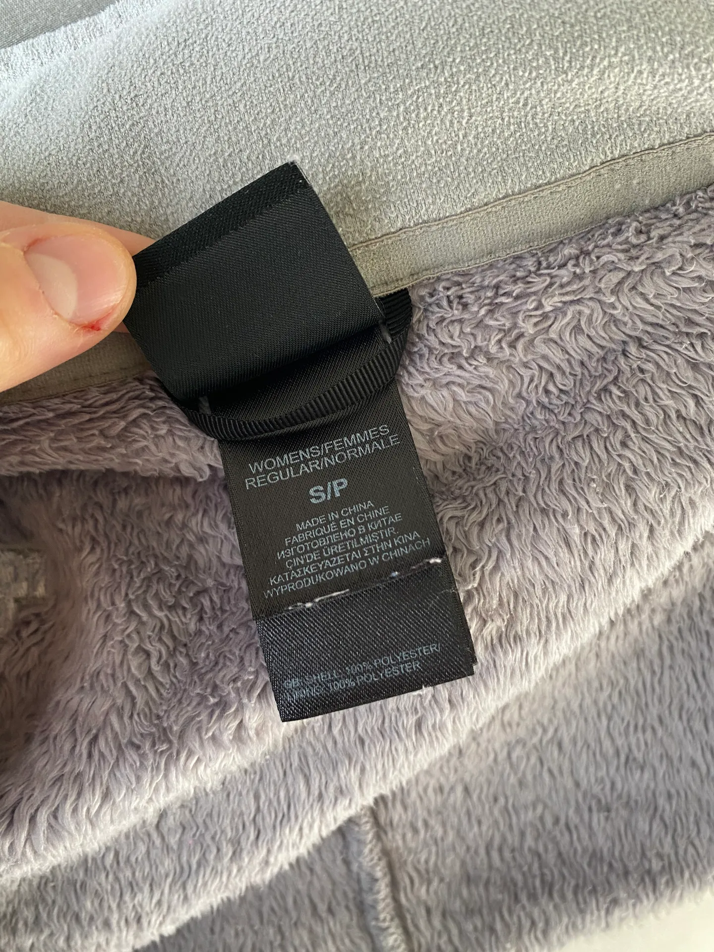 Grey Osito Fleece Full Zip Jacket - Image 12