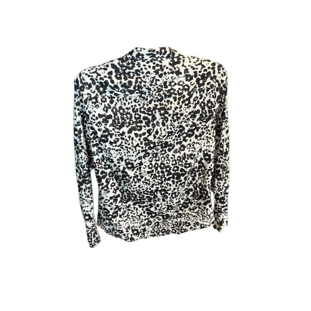 J.Crew Womens Animal Print Button - Image 2