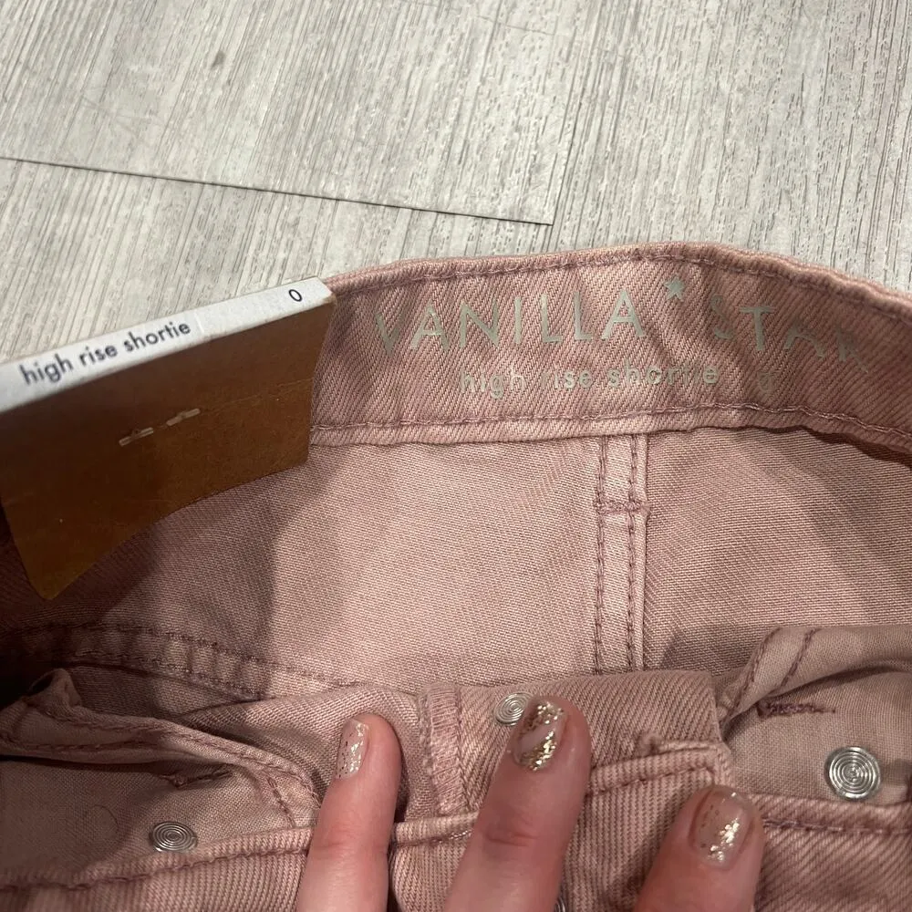 NWT Vanilla Star Shortie Pink Shorts - Image 3