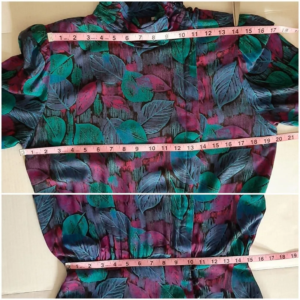 Vintage Patty O'Neil by Monique Robidoux Secretary Midi Dress Size 10 - Image 8