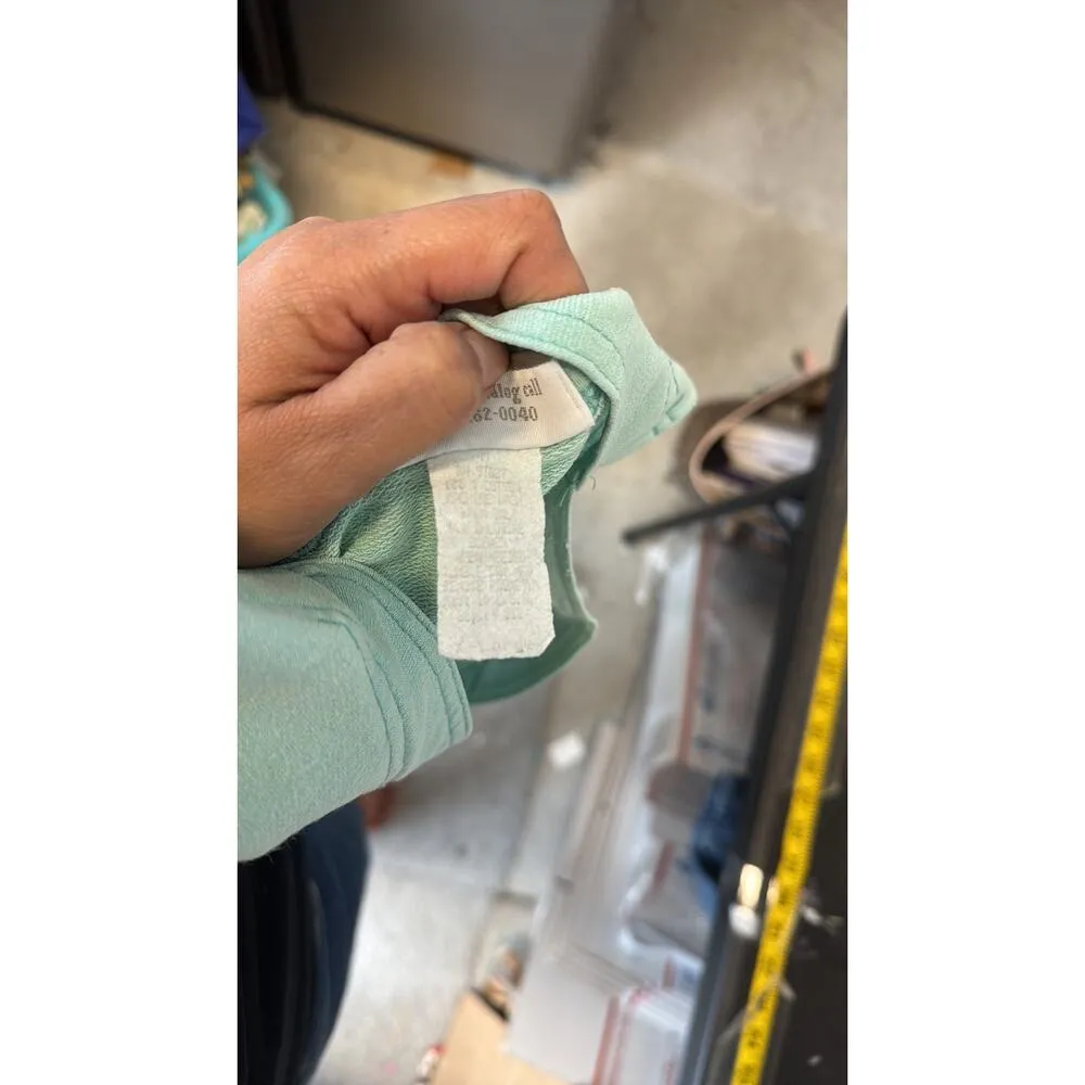 Vintage Coldwater Creek 90s mint green overall dress size L artsy cottagecore - Image 9