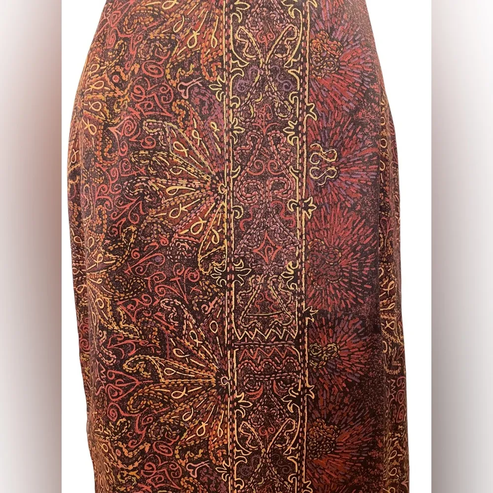 Peruvian Collection Pima Cotton Artisan Luxury Eclectic Nomad Sustainable Skirt - Image 2