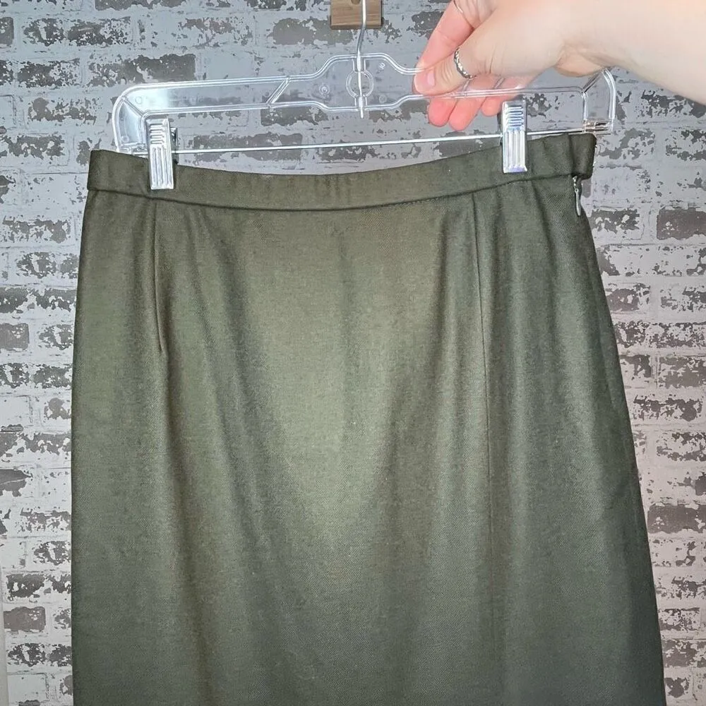 Pendleton | women vintage wool pencil skirt made in the USA - Image 2