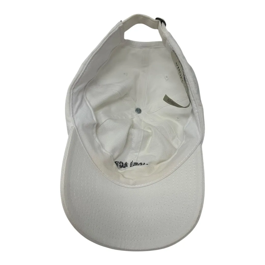 Vuori Active Club White Baseball Cap Adjustable Strapback Hat Cotton - Image 6