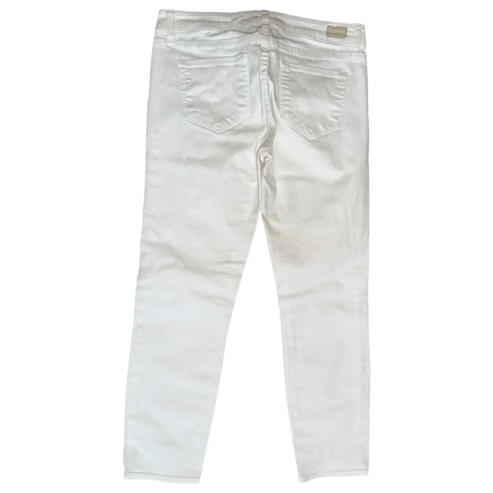 Paige Denim Women’s Size 28 White Roxie Capri Jeans - Image 3