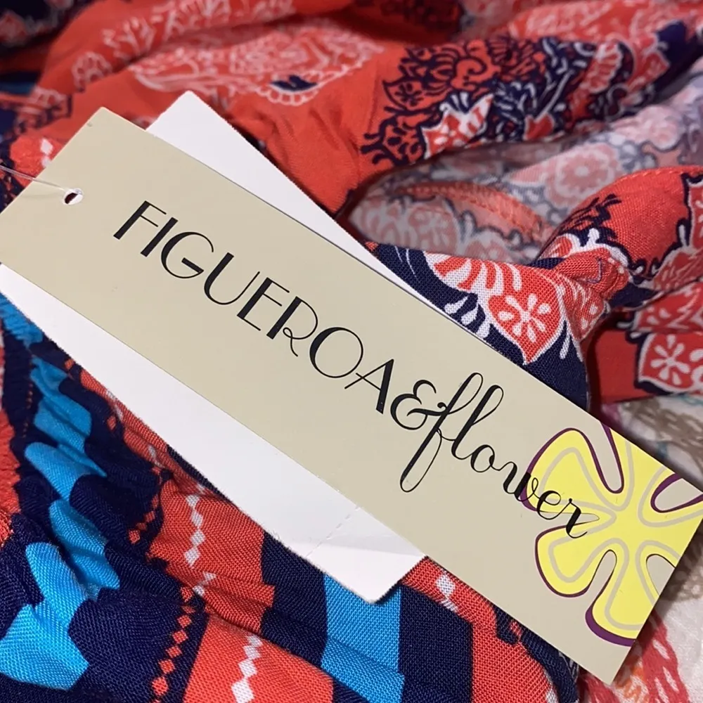 Figueroa & flower paisley popover blouse floral Blue Size undefined - Image 6