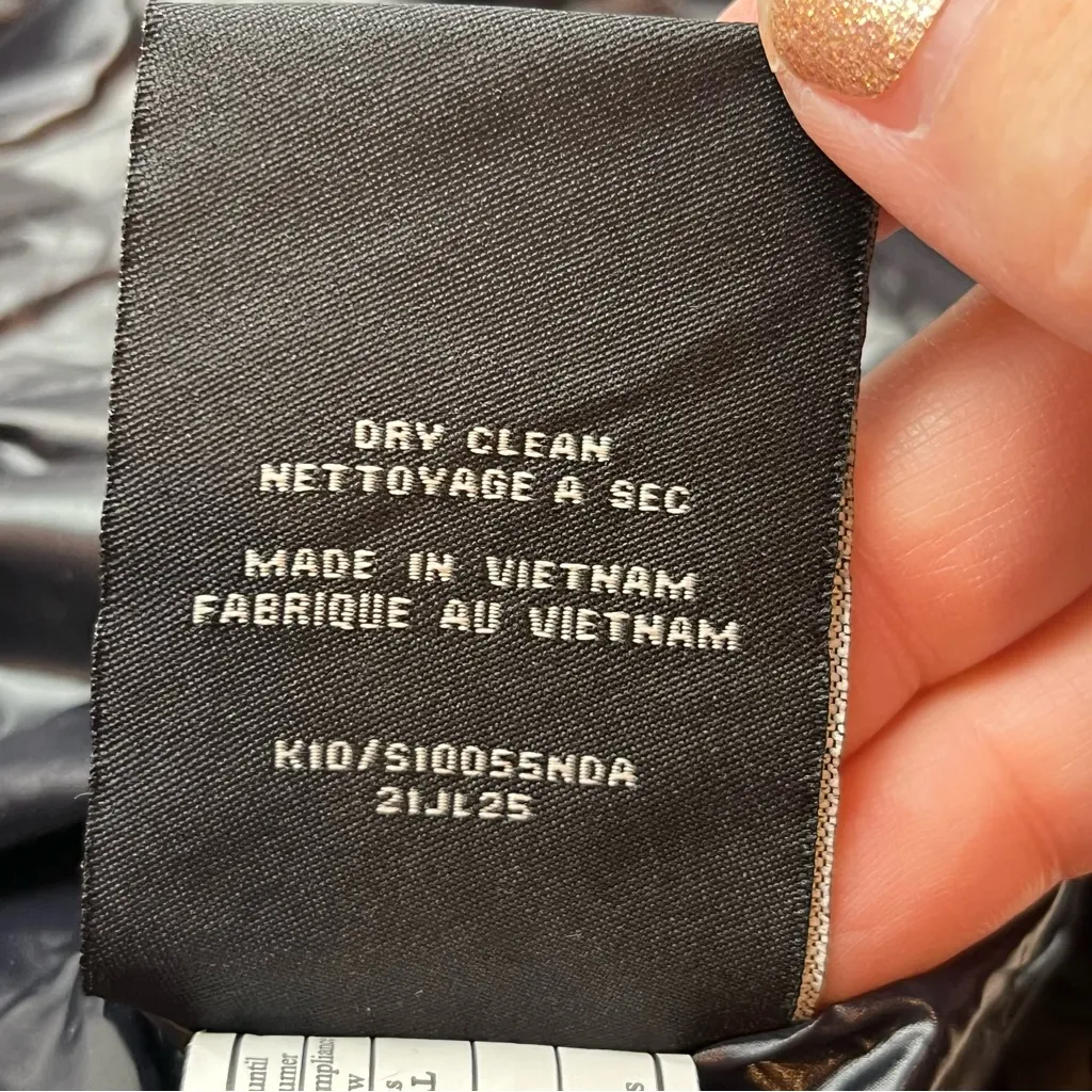 S13 New York Down Gloss Gramercy Puffer Coat Jet Black Womens Size‎ Large Winter - Image 6