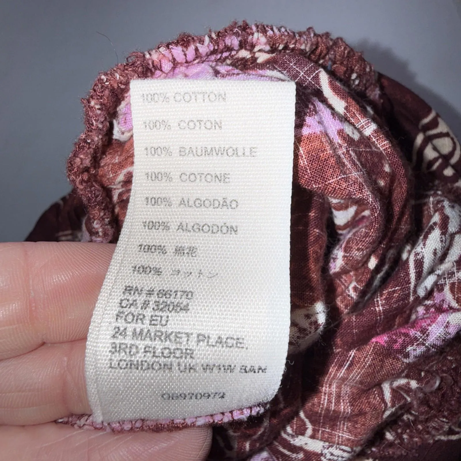 Free People Iris Halter Burgundy Pink Fairy Floral Boho Chic Breezy Legs Jumpsuit - Image 8