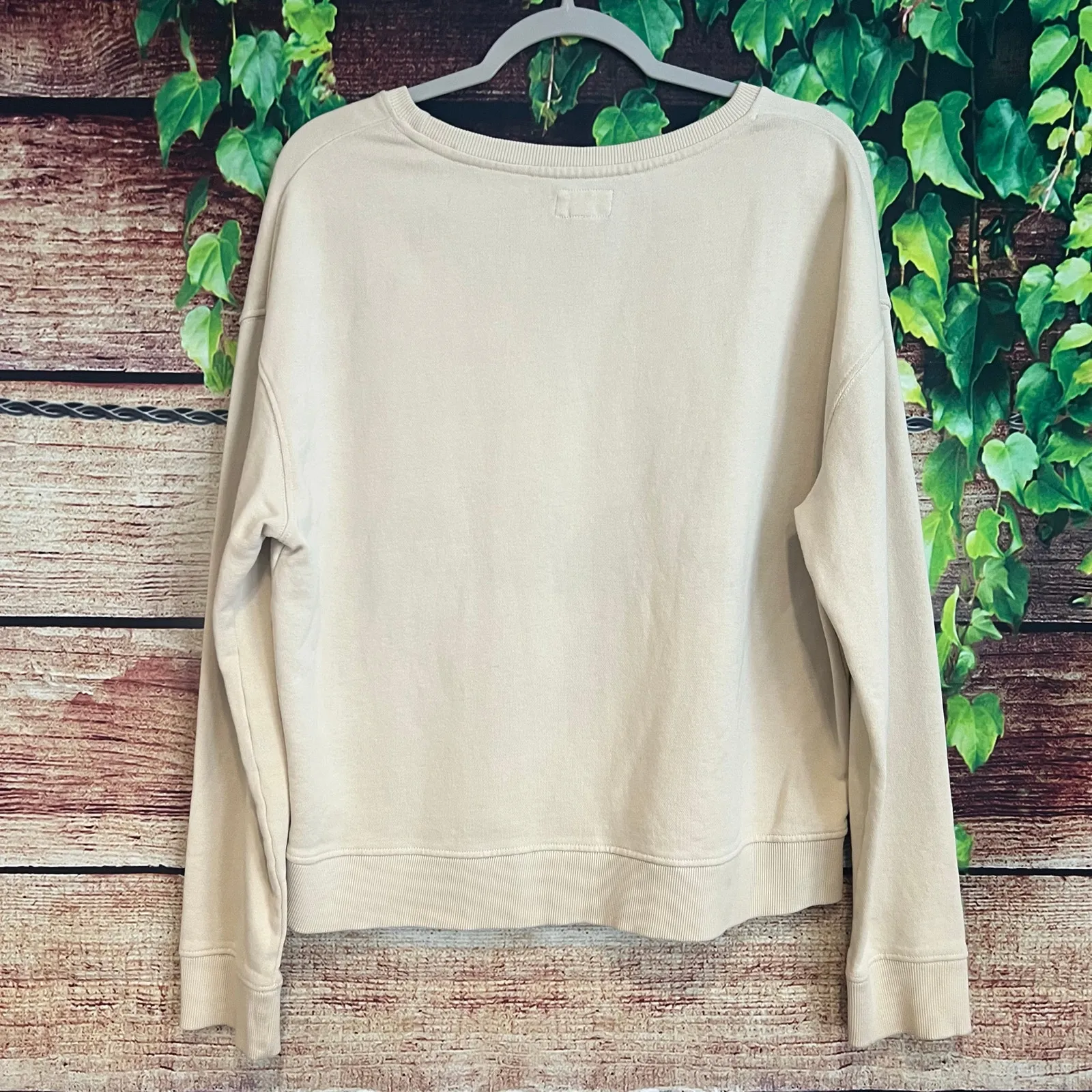 Pact Cheetah Crewneck Sweater Women Large XL Wild Pullover Sweatshirt Cat Animal - Image 4