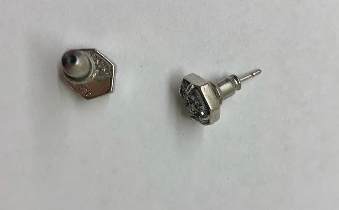 Earring Platinum Drusy - Image 5