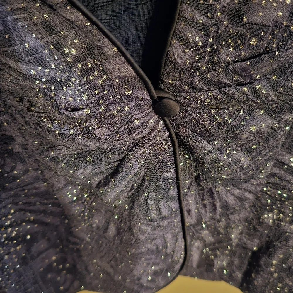 Alex Evenings Size 8 Smoke Colored Sparkly Formal Jacket - Image 6