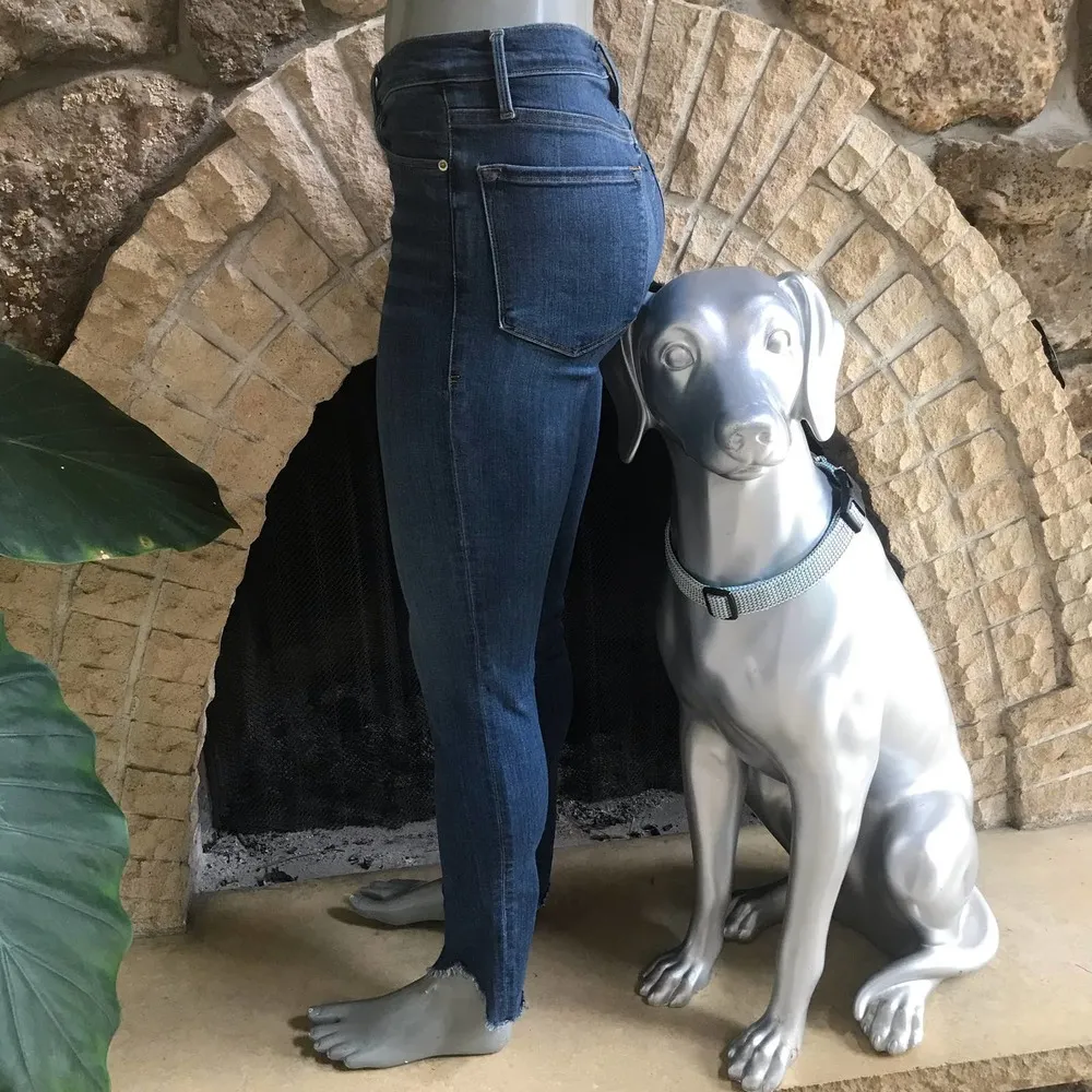 Frame Le Skinny de Jean Step Hem Cotton Modal Jeans Women's Size 26 - Image 2