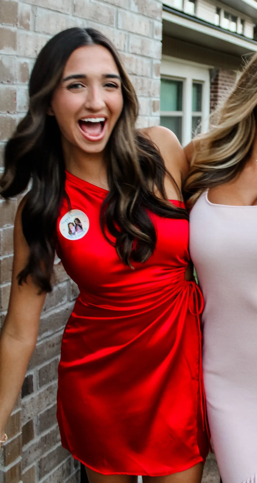 Hello Molly Red Satin dress  - Image 3