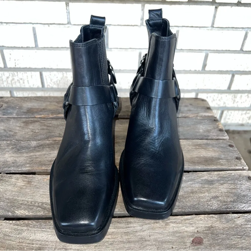 Sam Edelman Bellamie Black Leather Boots Size 6.5 NWOT - Image 13