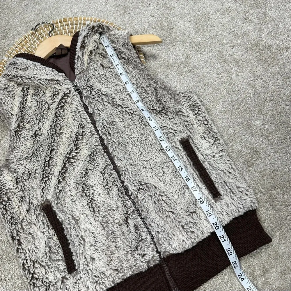 Patagonia Women’s Conejo Vest Hooded Fleece Fuzzy Full Zip in Java Brown Size S - Image 12