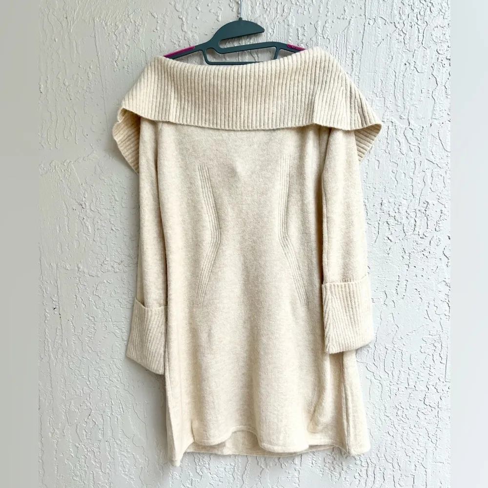 Cult Gaia Edna knit off shoulder cream mini dress XL new with tags - Image 8