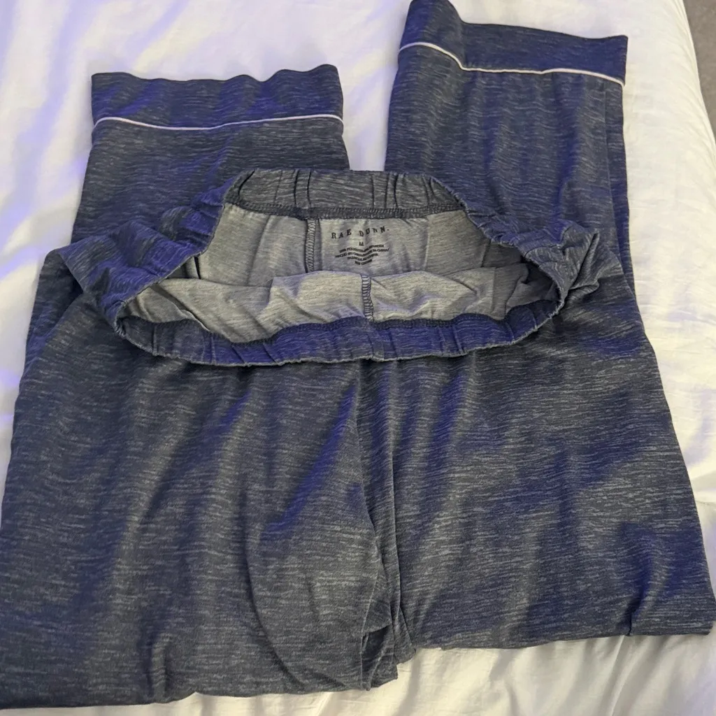 Rae Dunn Dream Women’s Gray 2 Piece Pjs Pajama Set Short Sleeve Size M - Image 6