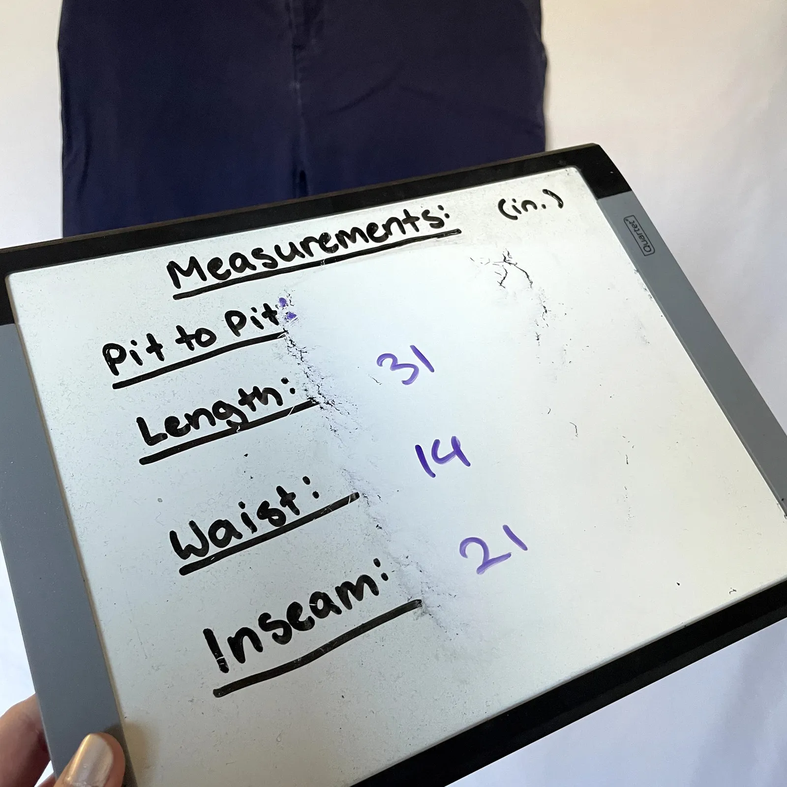 Dockers stretch stain defender blue jeans cotton du pont women's size 6 pants - Image 3