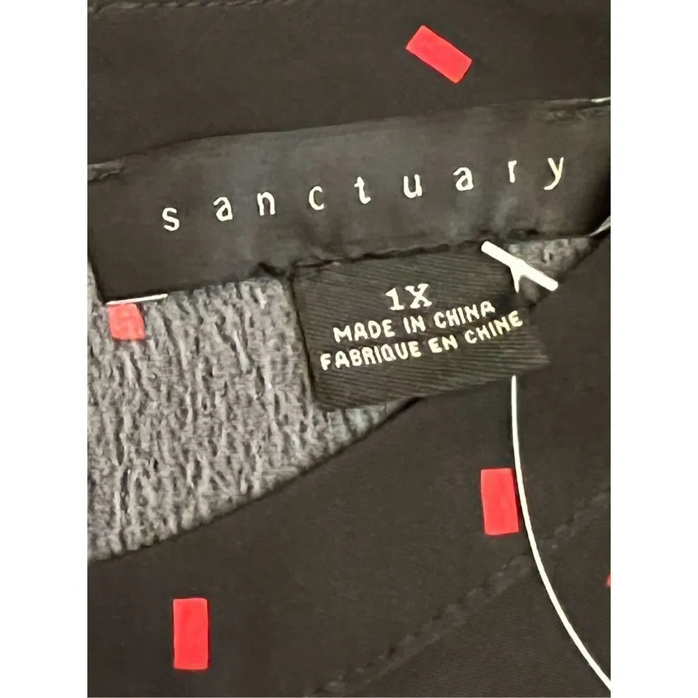 SANCTUARY Loveless long sleeve blouse with balloon sleeves size 1X gorpcore - Image 10