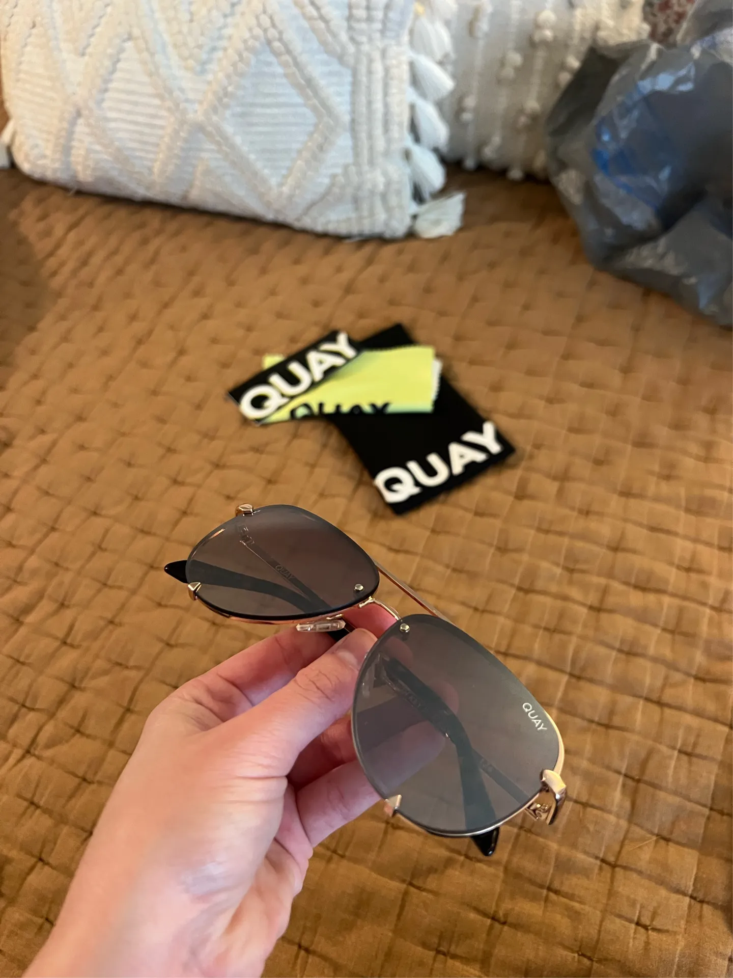 Quay Australia rimless mini Sunglasses - Image 2