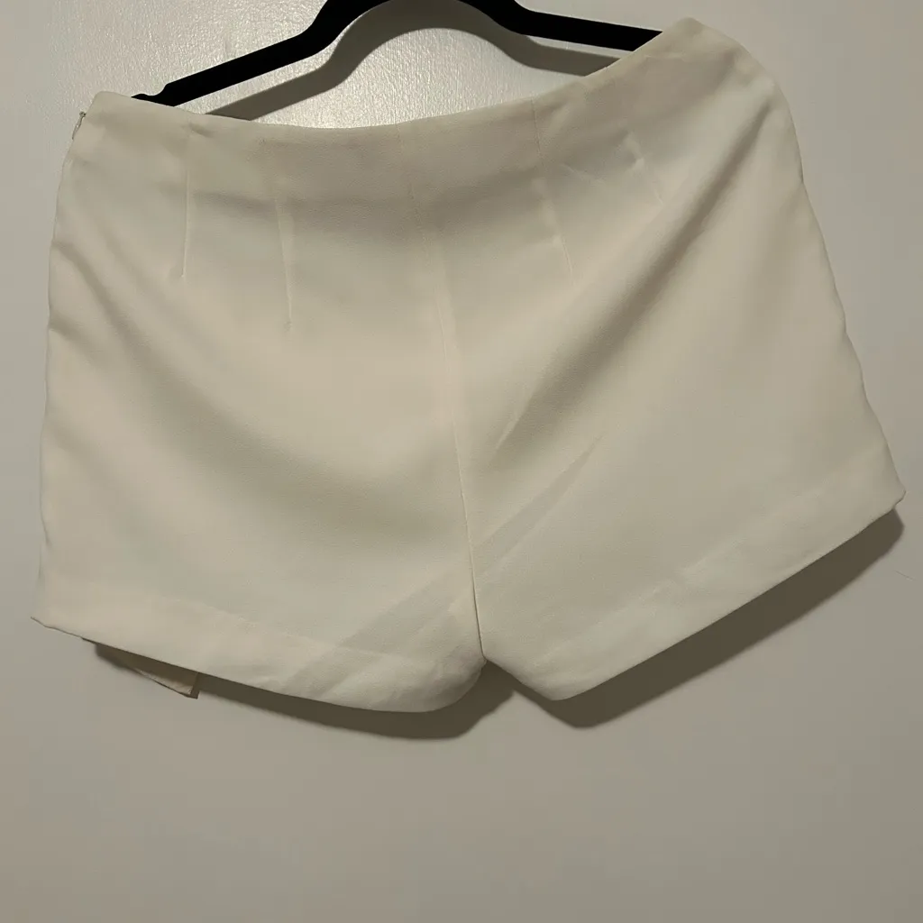 EXPRESS  Cream Mini Skirt - Image 2