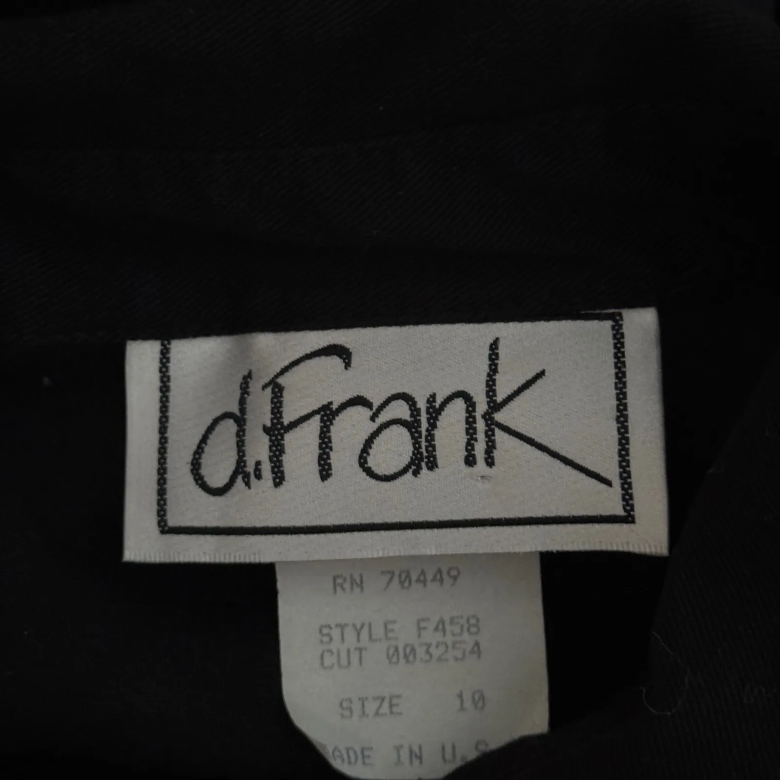 d.frank Jumpsuit Women Black Gold Embellished Long Sleeve Belted‎ Vintage - Image 9