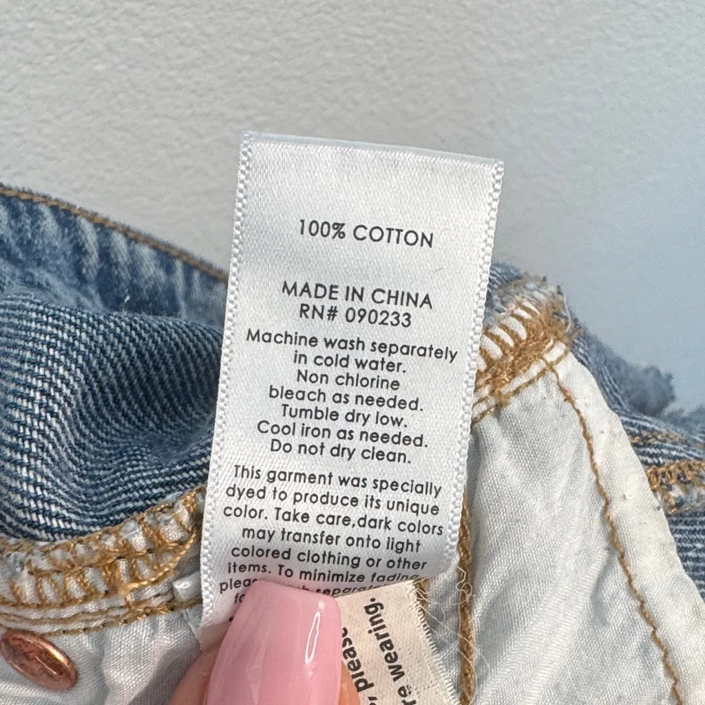 PacSun Distressed Blue Denim Mini Skirt - Image 7